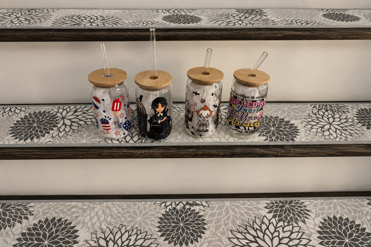 Iced Coffee Tumbler Sets — handmade by Holley Marie