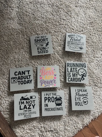 Sassy Tile Signs — handmade by Holley Marie