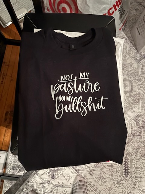 “Not My Pastor” Sweatshirt — handmade by Holley Marie